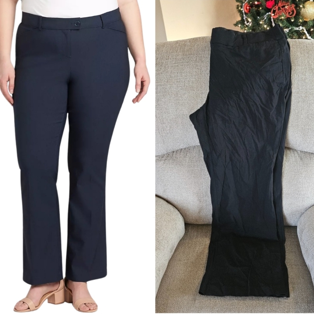 Lane Bryant Black Boot Cut Dress Pants